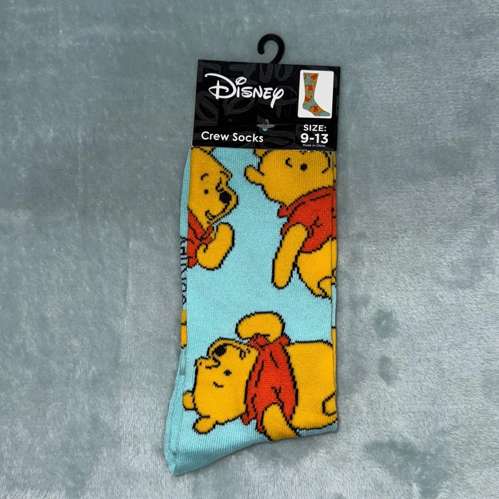 Disney Light Blue Winnie the Pooh Socks